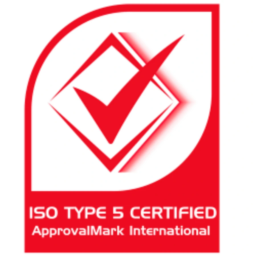 DM Plastics & Steel - ISO Type 5 Certified Logo